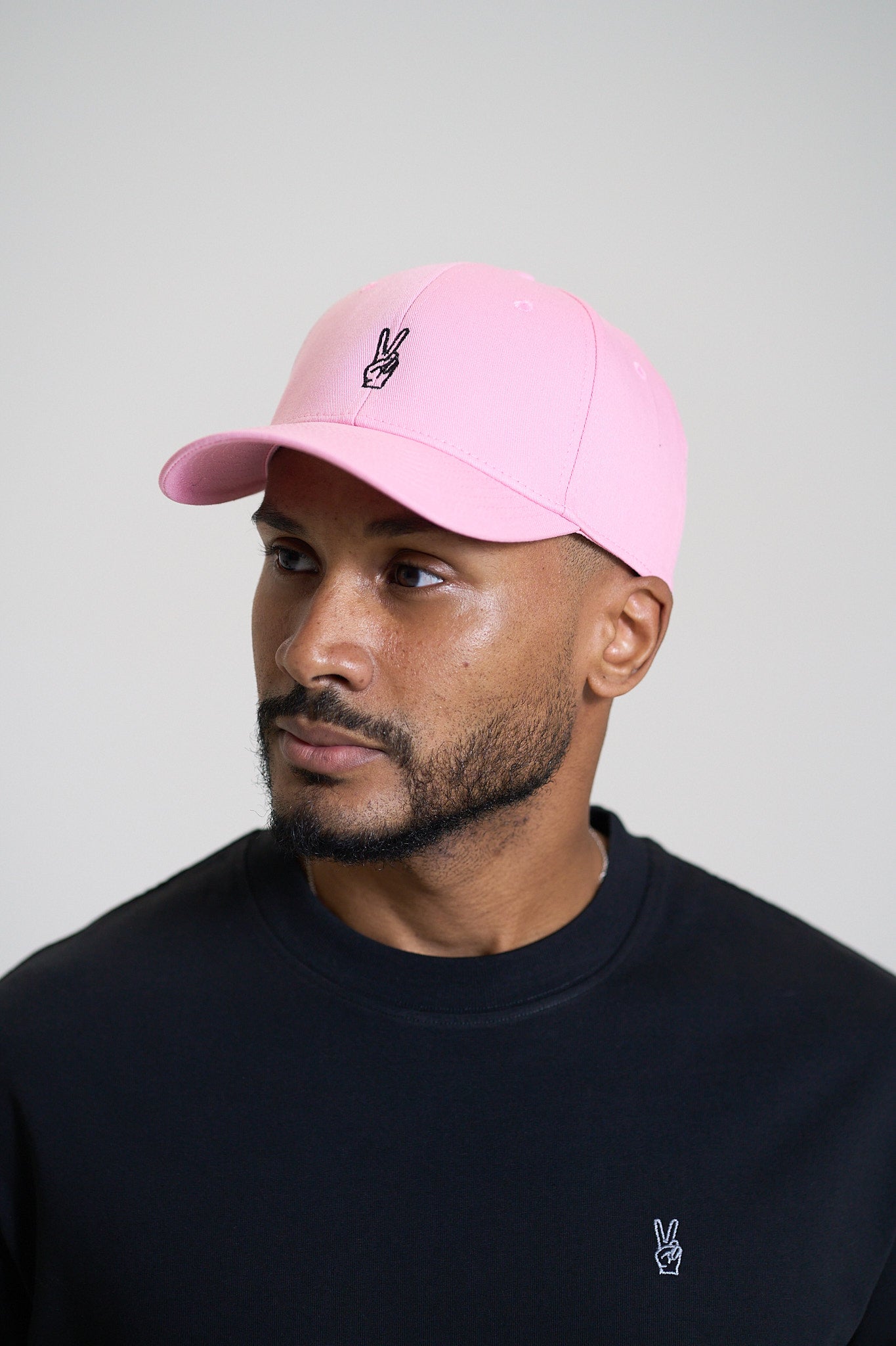Casquette Rose Signe Peace