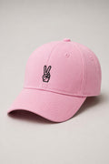 Casquette Rose Signe Peace